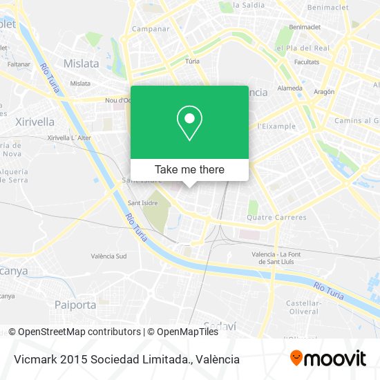 Vicmark 2015 Sociedad Limitada. map
