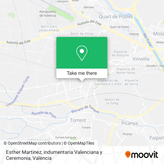 Esther Martinez, indumentaria Valenciana y Ceremonia map