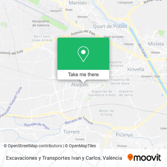 Excavaciones y Transportes Ivan y Carlos map