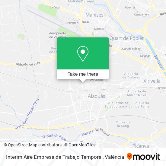 Interim Aire Empresa de Trabajo Temporal map