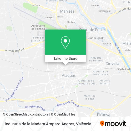 Industria de la Madera Amparo Andres map