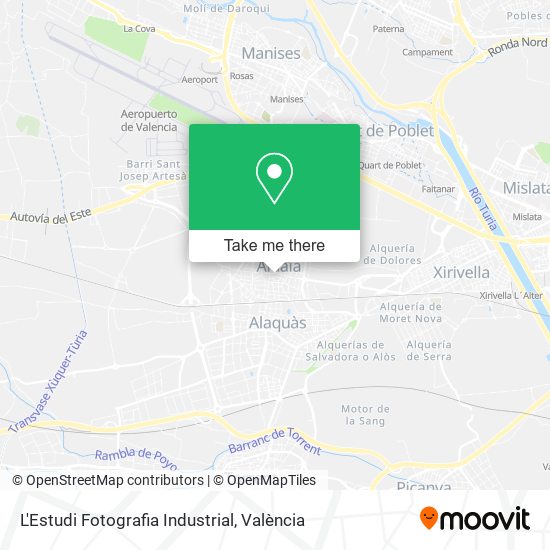 mapa L'Estudi Fotografia Industrial