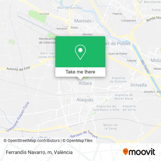 mapa Ferrandis Navarro, m