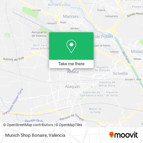 mapa Munich Shop Bonaire