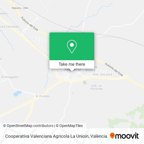 Cooperativa Valenciana Agricola La Unioin map