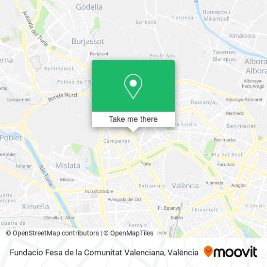 Fundacio Fesa de la Comunitat Valenciana map