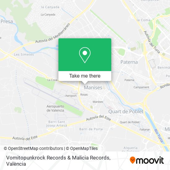 Vomitopunkrock Records & Malicia Records map