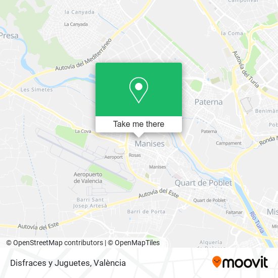 Disfraces y Juguetes map