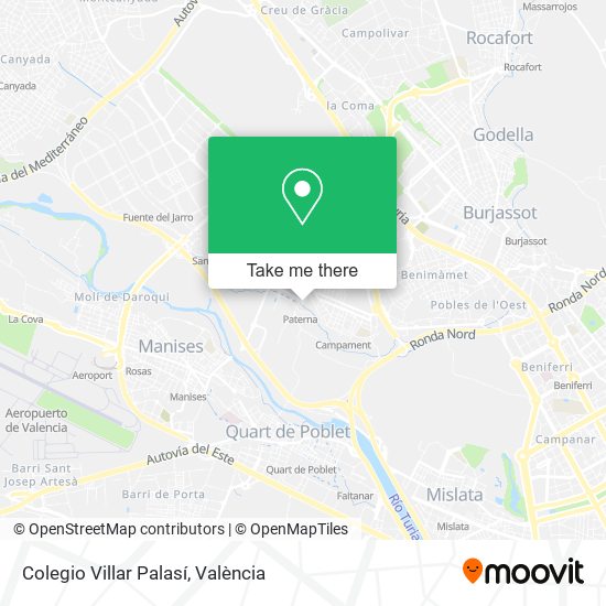 Colegio Villar Palasí map