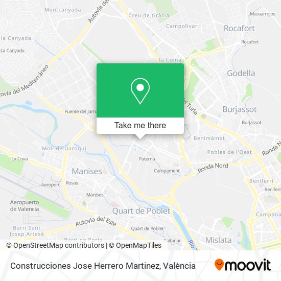 Construcciones Jose Herrero Martinez map