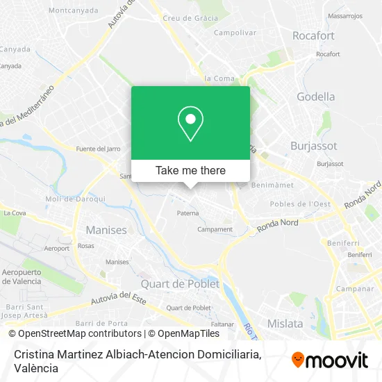 Cristina Martinez Albiach-Atencion Domiciliaria map