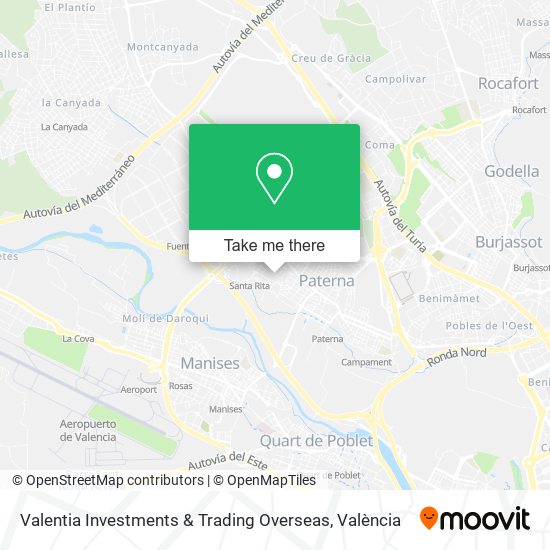 Valentia Investments & Trading Overseas map