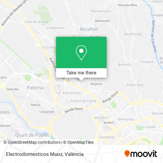 Electrodomesticos Muoz map