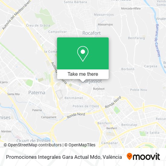 mapa Promociones Integrales Gara Actual Mdo