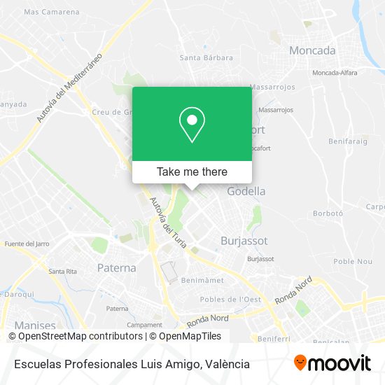 mapa Escuelas Profesionales Luis Amigo