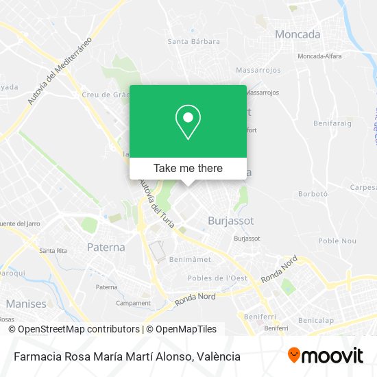 mapa Farmacia Rosa María Martí Alonso