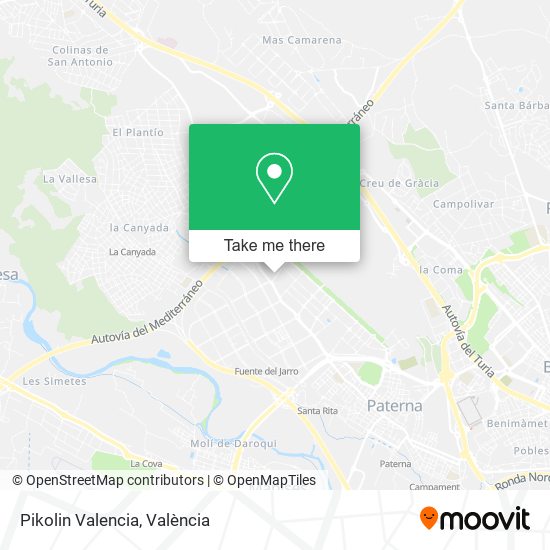 Pikolin Valencia map