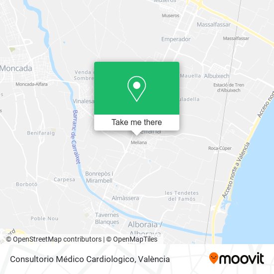 Consultorio Médico Cardiologico map