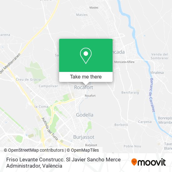 Friso Levante Construcc. Sl Javier Sancho Merce Administrador map