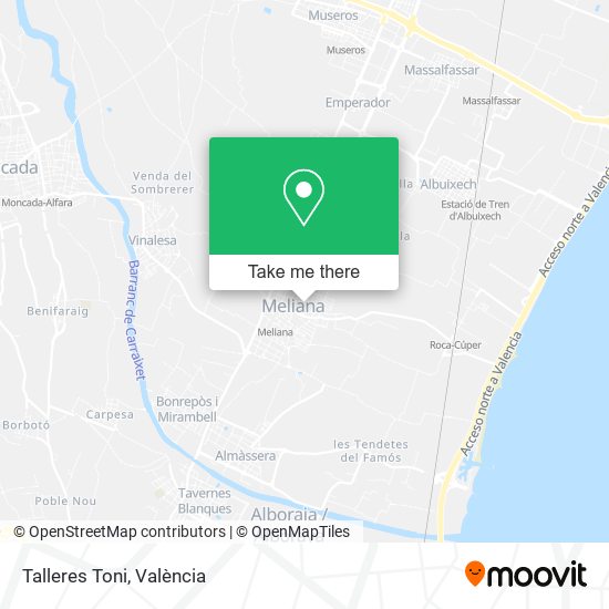 mapa Talleres Toni