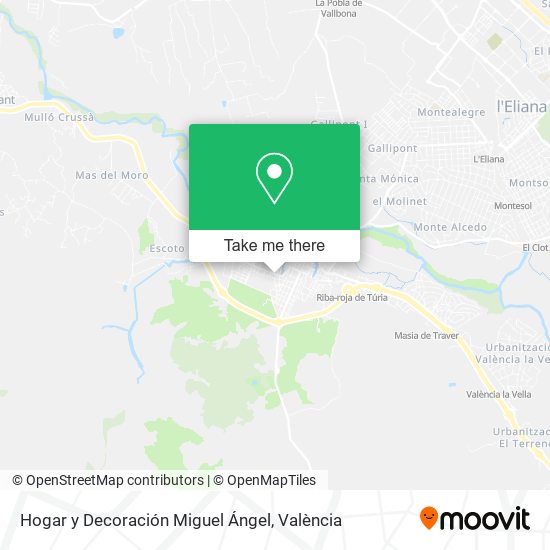 mapa Hogar y Decoración Miguel Ángel