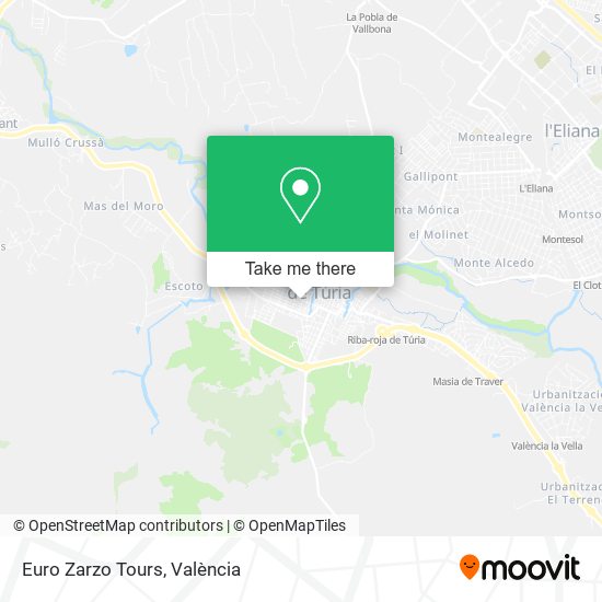 mapa Euro Zarzo Tours