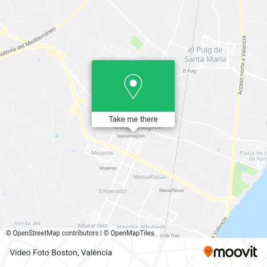 Video Foto Boston map