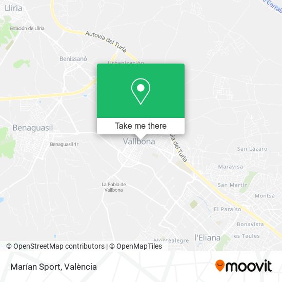 Marían Sport map