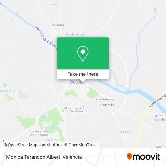 Monica Tarancón Albert map