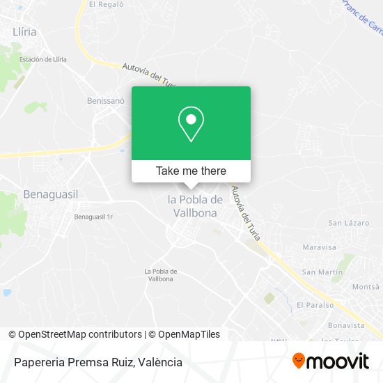 Papereria Premsa Ruiz map