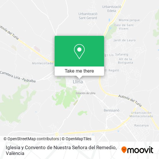 Iglesia y Convento de Nuestra Señora del Remedio map