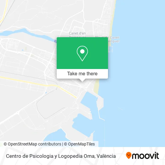 Centro de Psicologia y Logopedia Oma map