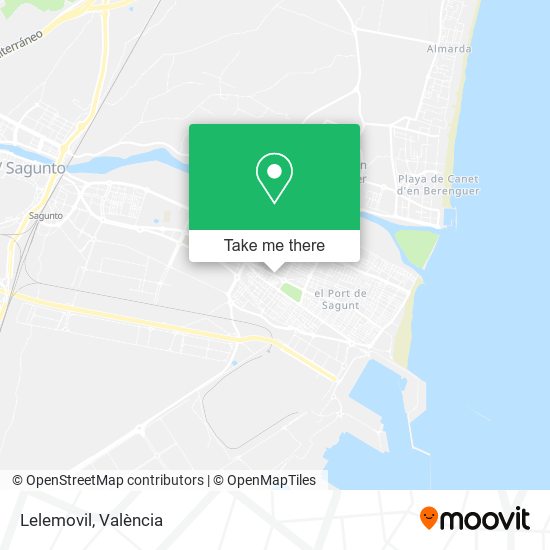 Lelemovil map