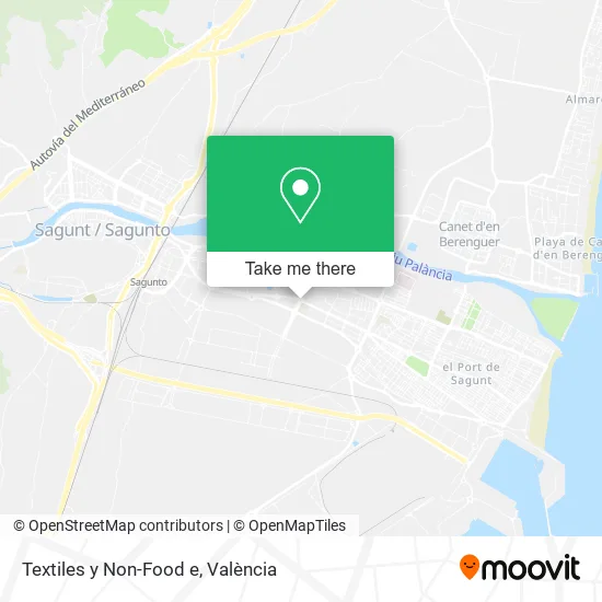 Textiles y Non-Food e map