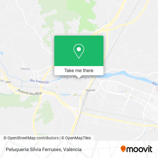 Peluqueria Silvia Ferruses map