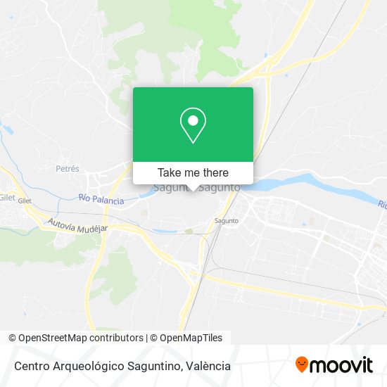 Centro Arqueológico Saguntino map