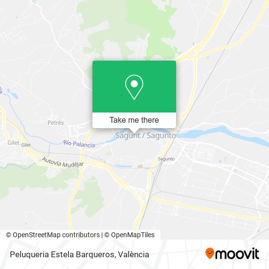 mapa Peluqueria Estela Barqueros