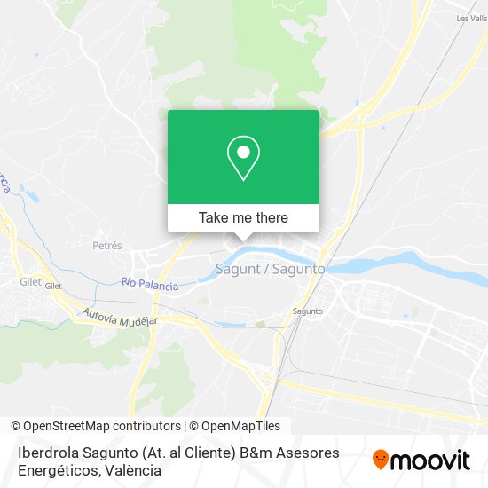 Iberdrola Sagunto (At. al Cliente) B&m Asesores Energéticos map