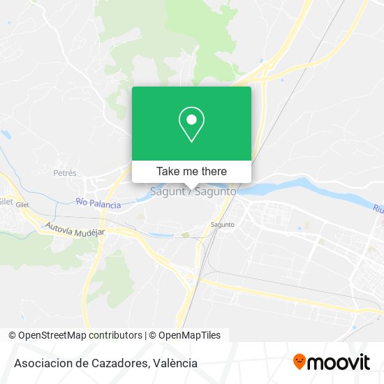 Asociacion de Cazadores map