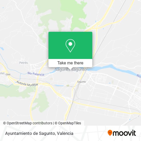 mapa Ayuntamiento de Sagunto