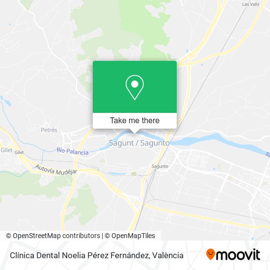 mapa Clínica Dental Noelia Pérez Fernández
