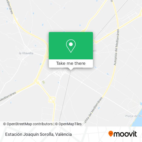 Estación Joaquín Sorolla map