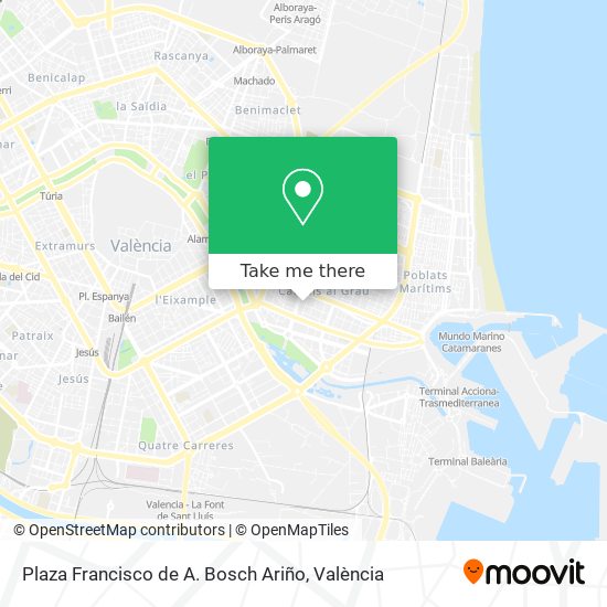 Plaza Francisco de A. Bosch Ariño map