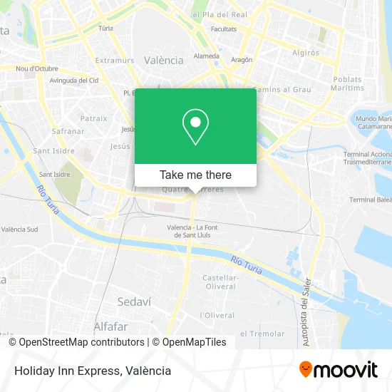 Holiday Inn Express map