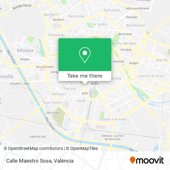 Calle Maestro Sosa map