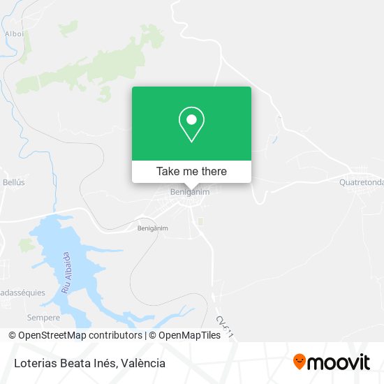 Loterias Beata Inés map