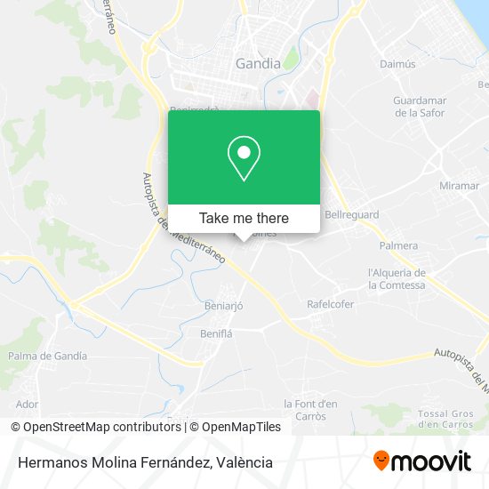 Hermanos Molina Fernández map