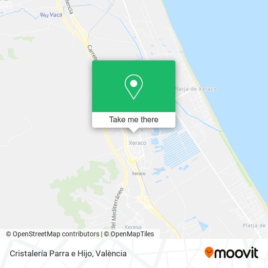 Cristalería Parra e Hijo map