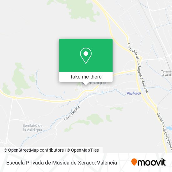 Escuela Privada de Música de Xeraco map