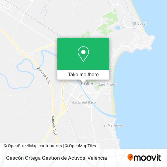 Gascón Ortega Gestion de Activos map